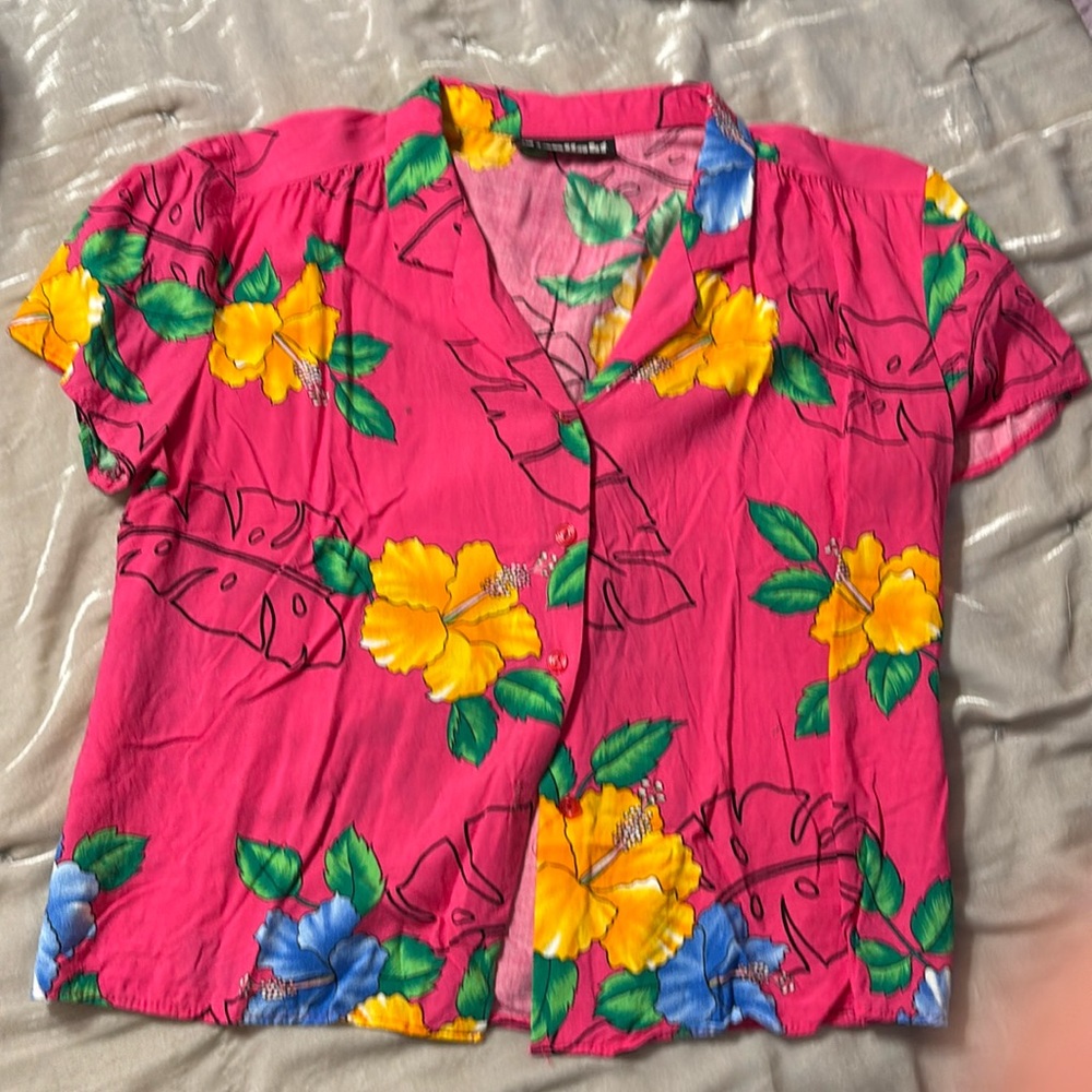 Vintage Hawaiian camp shirt